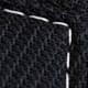 Noir surpiqures blanches
